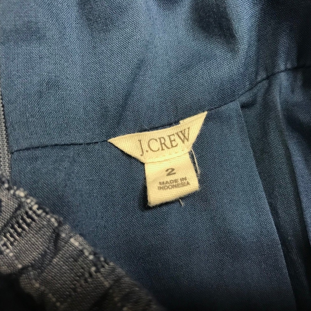 SOLD J. Crew Chambray Provence Dress - Picture 3 of 6